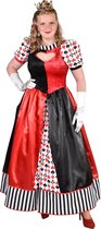 Magic By Freddy's - Casino Kostuum - Koningin Van Het Cash Ino - Vrouw - Rood, Zwart - XXL - Carnavalskleding - Verkleedkleding