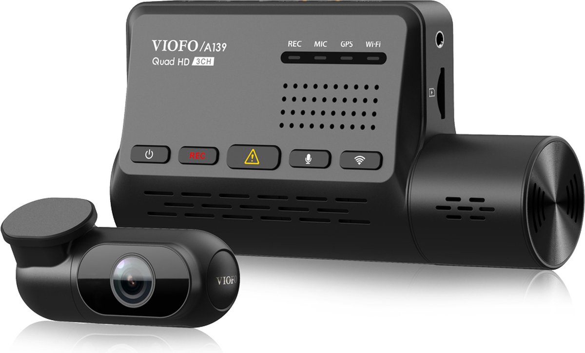 VIOFO A139 2CH - Dashcam - Dubbele Camera - Quad HD