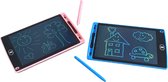 Tekentablet - LCD tablet - tekenbord - Tekenbord voor kinderen - 8,5 inch - Roze/ Blauw