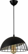 P7010 - Hanglamp - Moderne  - 1 licht - Zwarte - voor binnen - industriële