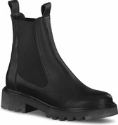 Tamaris Dames Chelseaboot 1-1-25455-27 030 met zwart gevlekt wijd Maat: 41 EU
