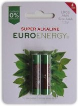 Euroenergy Batteries Super Alkaline Aaa Lr03 / Am4 2 Units