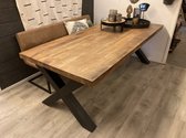 Eetkamertafel Mango 160 x 90 cm met X-poot