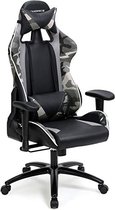 Bureaustoel - Bureaustoel voor volwassenen - Bureaustoel ergonomisch - 69 x 70.5 x 138 cm - Zwart - Camouflage