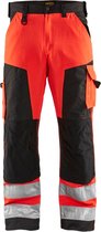 Blaklader Werkbroek High Vis zonder spijkerzakken 1566-1811 - High Vis Rood/Zwart - C52