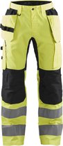 Blaklader Werkbroek met stretch High Vis 1552-1811 - High Vis Geel/Zwart - D84