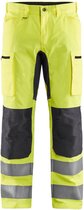 Blaklader High Vis broek met stretch 1585-1811 - HIgh Vis Geel/Medium Grijs - C56