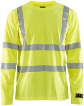 Blaklader Multinorm T-shirt lange mouw 3481-1761 - High Vis Geel - XL