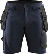 Blaklader Short 4-weg stretch 1520-1645 - Donker marineblauw/Zwart - C62