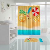 Zethome Summer - Anti Schimmel  Douchegordijn 180x200 cm - Digitale Print - Polyester - Waterdicht - Wasbaar