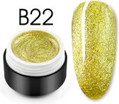 Glittergel B22 - Glitters - Nailart - Nail art glitters - Gellak - Nagelversiering - Nagelverzorging - Nail art tools - Glitter gellak - 5ml - Mooie glitters