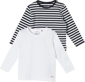 s.Oliver Baby T shirt double pack - Lange mouw - Stretch - Maat 62