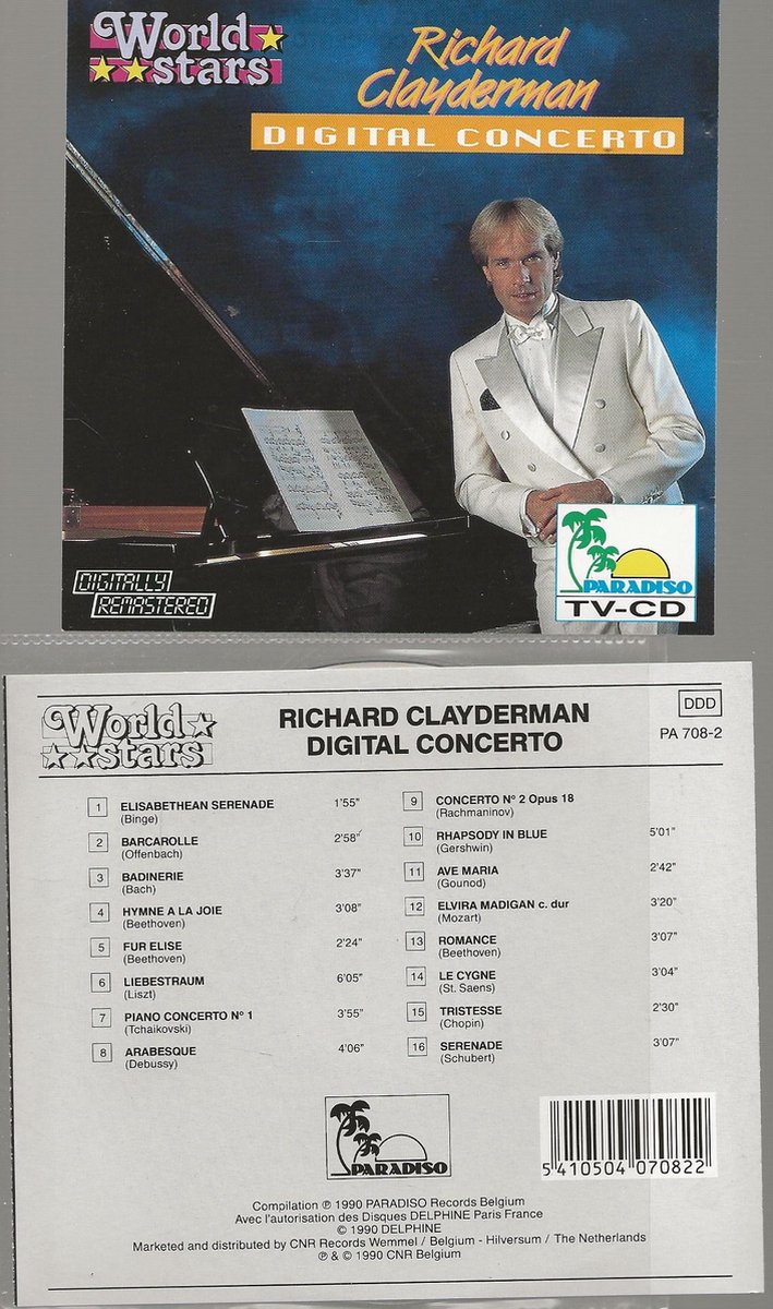 RICHARD CLAYDERMAN - DIGITAL CONCERTO
