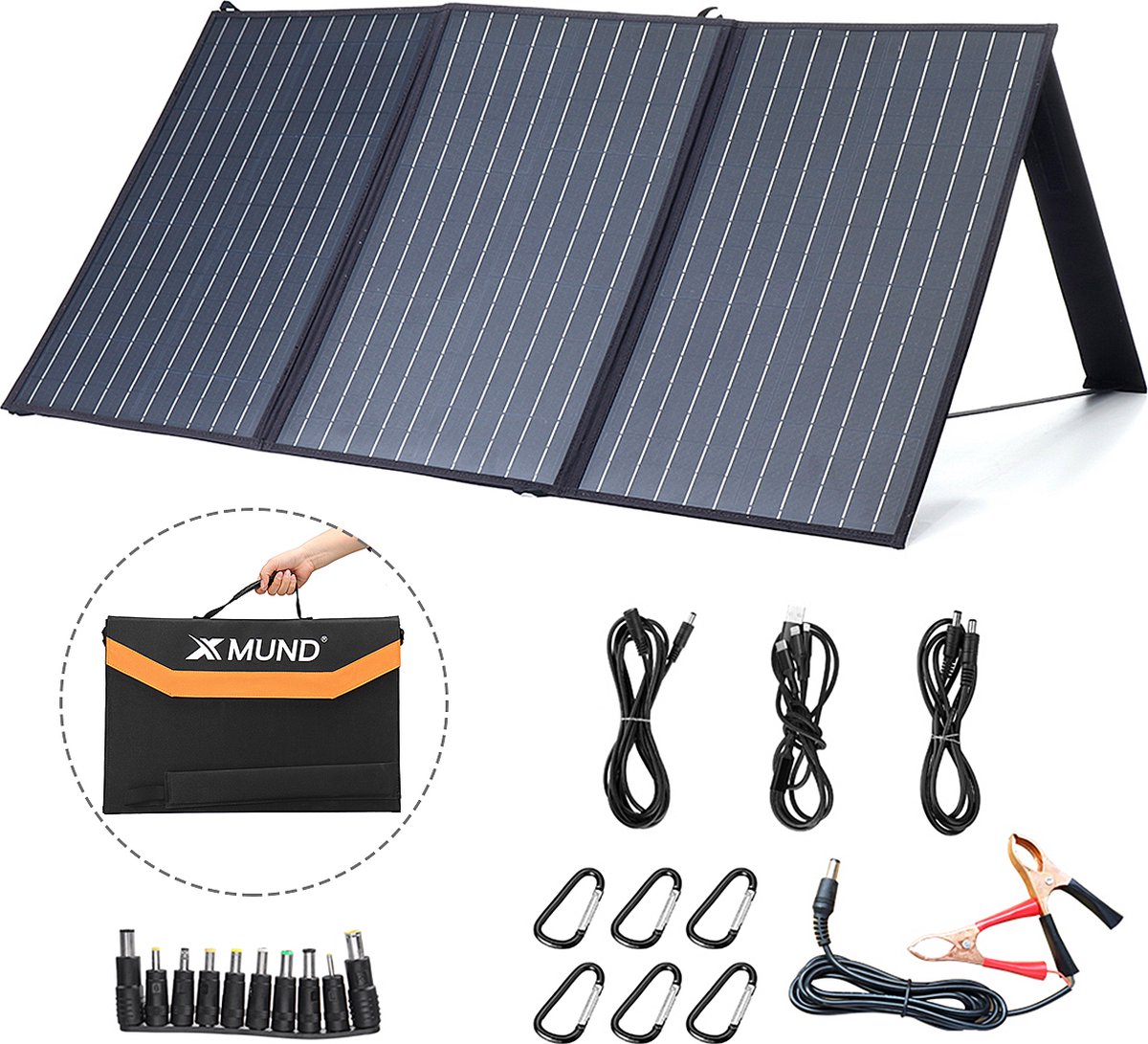 Zonnepaneel 100W 18V - voor Camper Reizen Auto RV powerstation draagbare accu