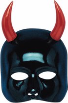 Carnival Toys Verkleedmasker Duivel Zwart/rood One-size