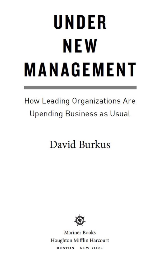 Under New Management - cover