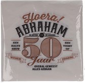 Servet Abraham 50 jaar 20 stuks