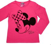 Disney Minnie Mouse Meisjes Longsleeve - Roze - T-shirt met lange mouwen - Maat 140