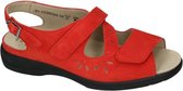 Solidus -Dames -  rood - sandalen - maat 38