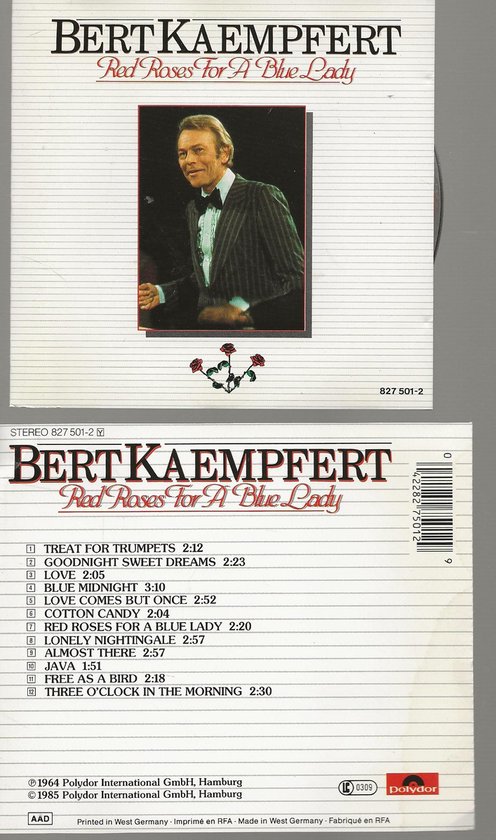 RED ROSES FOR A BLUE LADY - BERT KAEMPFERT