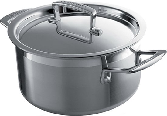 De Buyer PRIM'APPETY Kookpan RVS zonder deksel 24 cm