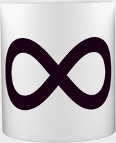 Akyol - infinity Mok met opdruk - infinity - vriendschap - Love - 350 ML inhoud