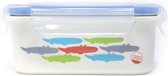 INNOBABY -  RVS broodtrommel - Blauw alligator
