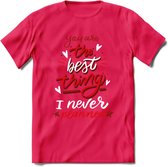 You Are The Best Thing - Valentijn T-Shirt | Grappig Valentijnsdag Cadeautje voor Hem en Haar | Dames - Heren - Unisex | Kleding Cadeau | - Roze - XL