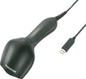 Manhattan 460835 USB-Kit Barcodescanner Kabel 1D CCD Zwart Handmatig USB