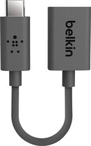 Belkin USB-C naar USB 3.0 A Female Adapter - 14cm - Zwart