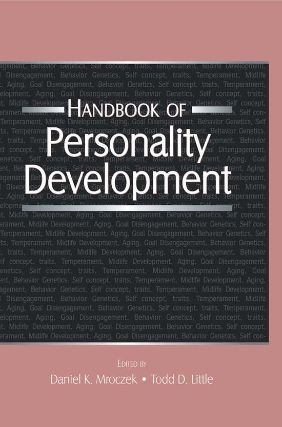 Handbook of Personality Development - cover