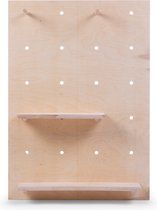 GAATJESBORD WANDREK - 92X65X15 CM - HOUT - NATUREL