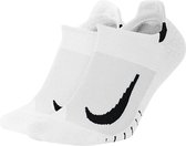 Nike - Chaussettes Multiplicateur Running No Show - White Chaussettes De Course-34 - 38