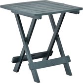 Decoways - Tuintafel inklapbaar 45x43x50 cm kunststof groen