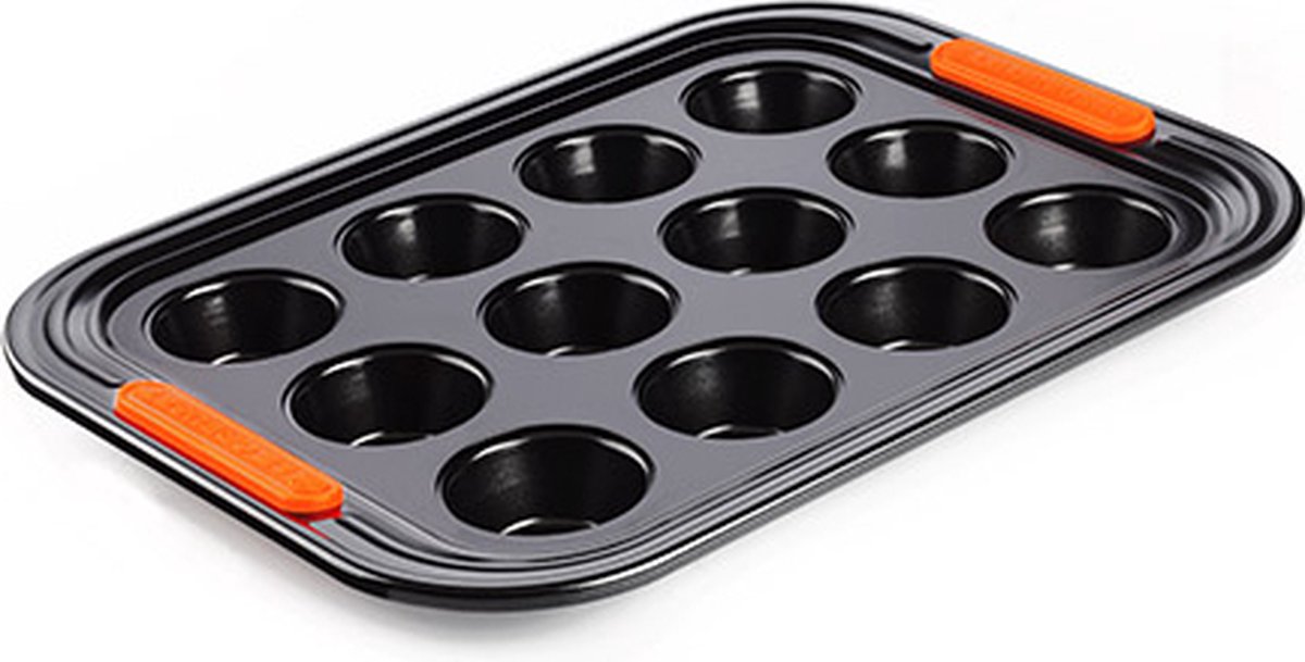 Le Creuset Anti-aanbak bakvorm voor 12 mini-muffins 24cm