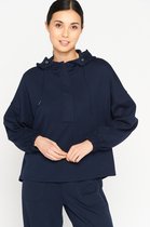 LOLALIZA Comfortabele hoody - Marine Blauw - Maat M