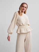 Pieces PCKAYA LS TOP Dames Top Birch  - Maat M