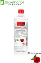 Ladanas® - Bio-Ethanol 1 L - Rozengeur - Bioethanol 96,6% - Biobrandstof