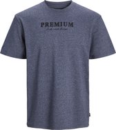 JACK&JONES PREMIUM JPRBLATAG MELANGE SS TEE CREW NECK Heren T-Shirt - Maat L