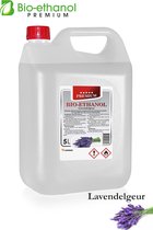 Ladanas® - Bio-Ethanol 5 L - Lavendelgeur - Bioethanol 96,6% - Biobrandstof