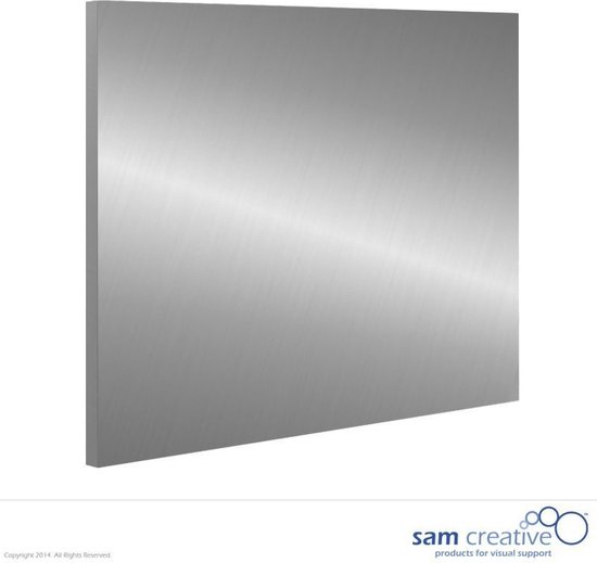 Bedenken opladen Kust Magneetbord RVS 100x200 cm | Roestvrijstaal magneetbord | Design magneetbord  | Sam... | bol.com