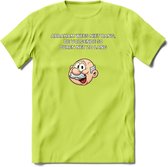 Abraham wees niet bang T-Shirt | Grappig Abraham 50 Jaar Verjaardag Kleding Cadeau | Dames – Heren - Groen - 3XL