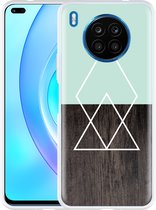 Honor 50 Lite Hoesje Wood Simplicity - Designed by Cazy