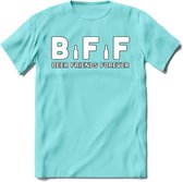 Beer Friends Forever T-Shirt | Bier Kleding | Feest | Drank | Grappig Verjaardag Cadeau | - Licht Blauw - S