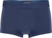 Calvin Klein CK BLACK Micro low rise trunk (1-pack) - microfiber heren boxer kort - blauw - Maat: S