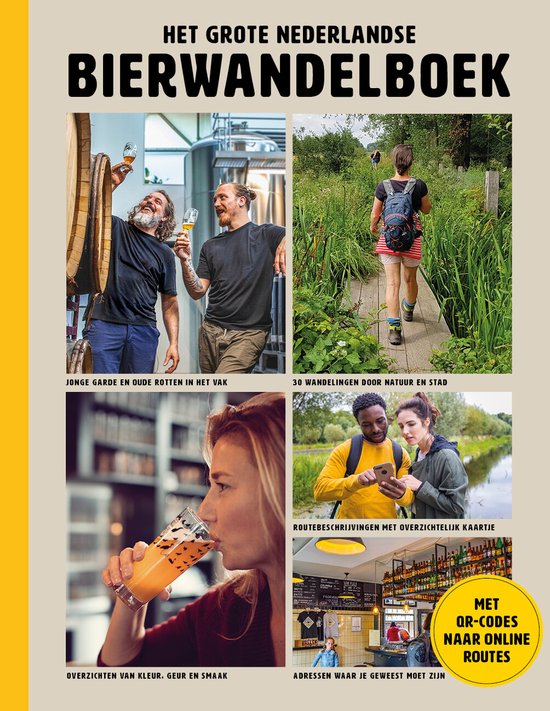 Boek cover Het Grote Nederlandse Bierwandelboek van Guido Derksen (Paperback)
