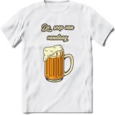 De Soep Van Vandaag T-Shirt | Bier Kleding | Feest | Drank | Grappig Verjaardag Cadeau | - Wit - S