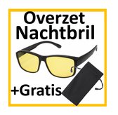 Overzet nachtbril auto polarized ( gepolariseerd ) / Auto avond bril - Top cadeau voor kerst.