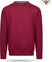 Cappuccino Italia - Heren Sweaters Sweater Burgundy - Rood - Maat M