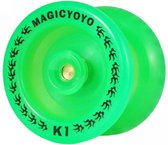 MagicYoyo - Professionele Magic Jojo K1 Spin - Gevorderden - Allerbeste Jojo - Kogellager - Groen - Unresponsive - Glow in the Dark